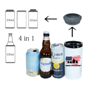 Hero Program TM  4 in 1 Koozie/Tumbler