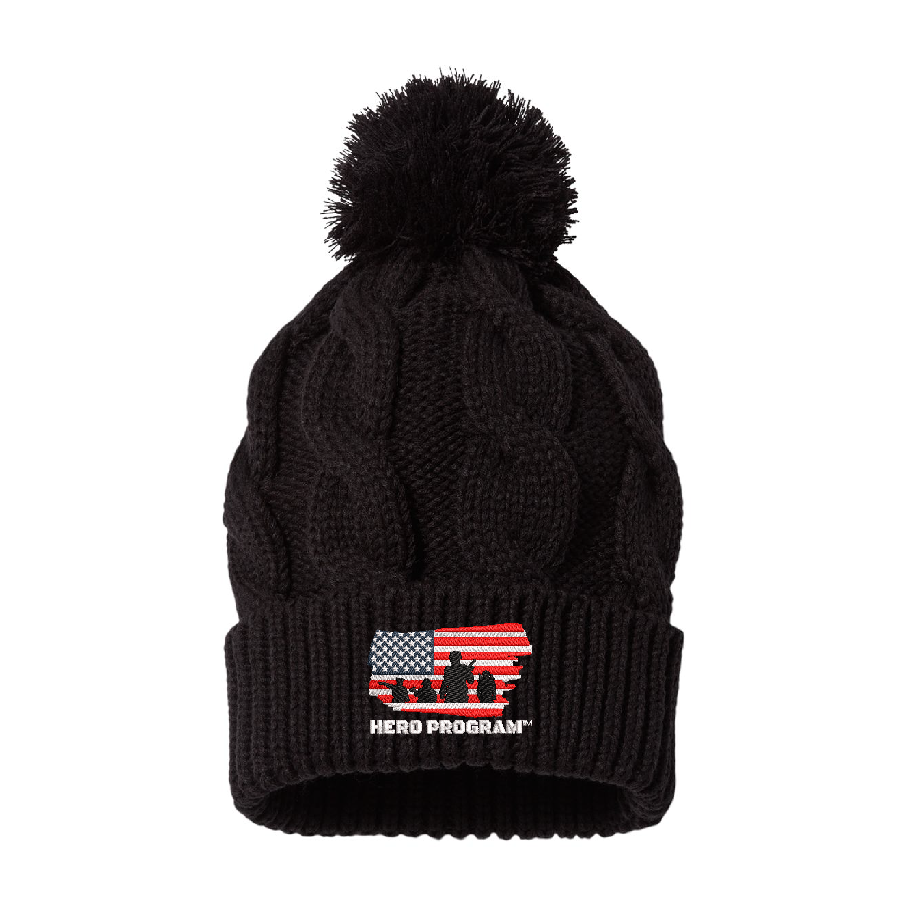 Hero Program TM Chunky Twist Cuffed Beanie